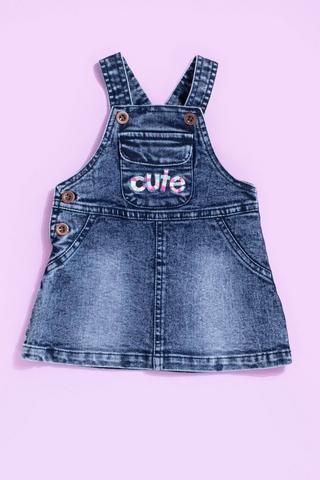 Denim Pinafore Dress