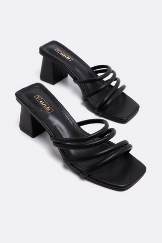 Strappy Block Heel