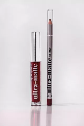 Lips And Liner Duo - Burgandy