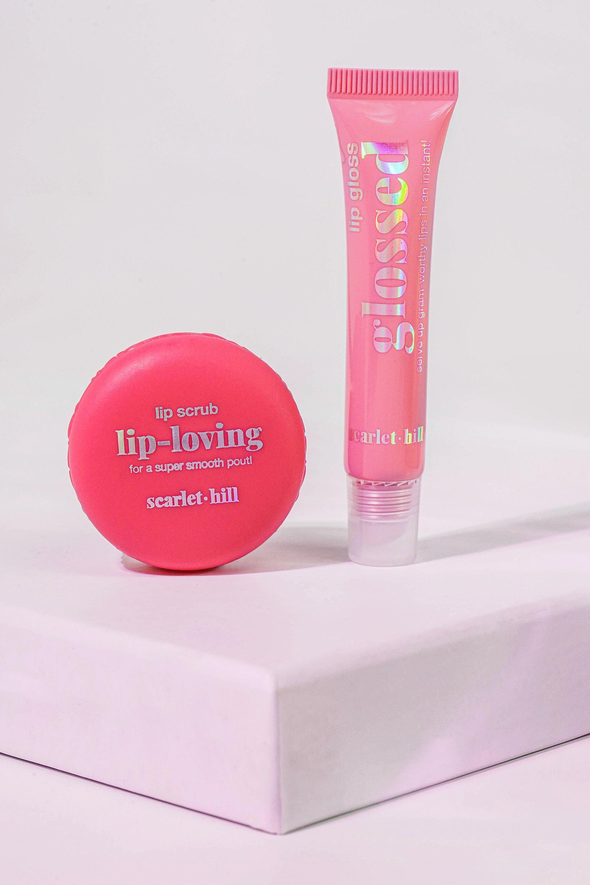 Lip Scrub And Lip Balm Duo