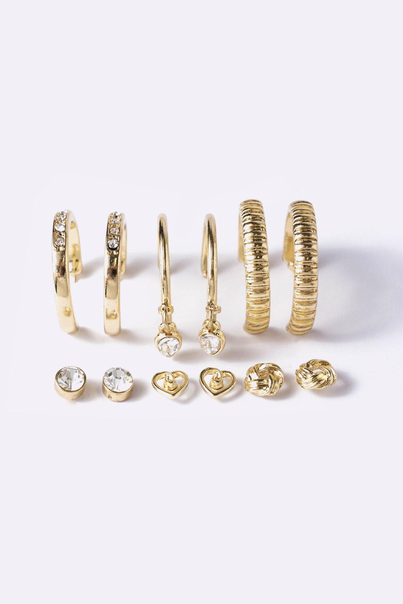 Earrings 6 - Foil Ring Earrings
