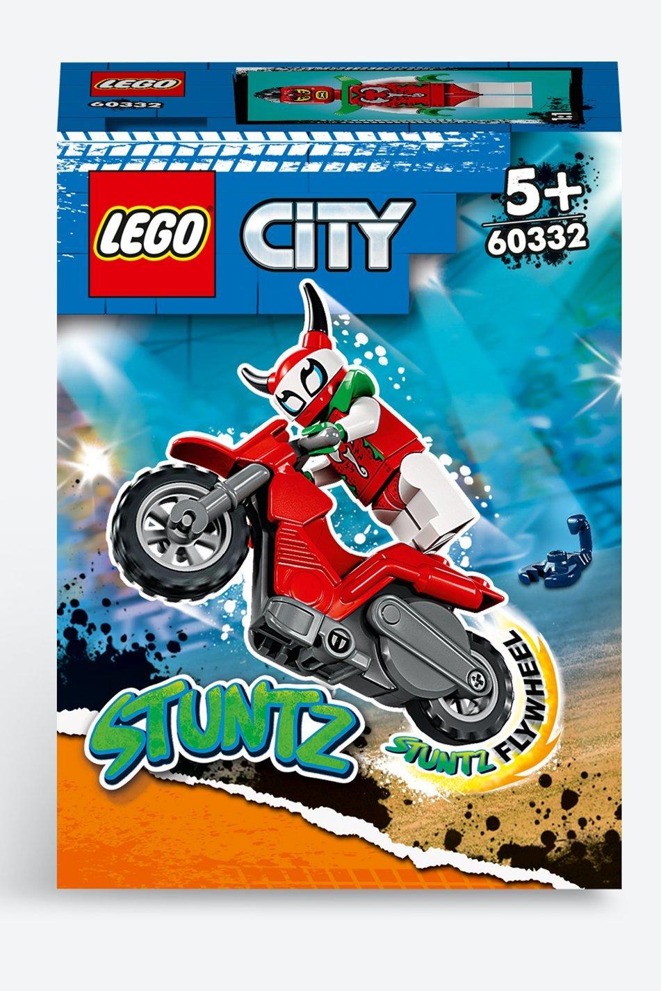 エクエル LEGO® 60332 City Stuntz Reckless Scorpion Stunt Bike Set