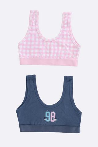 2 Pack Crop Bra