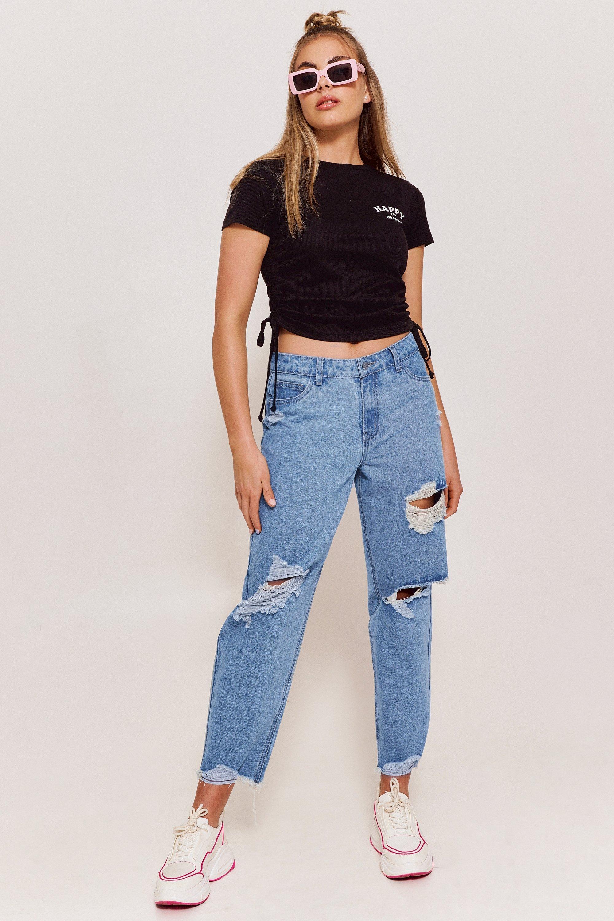 Ripped jeans by Oakridge Mr Price  Boyfriend denim, Ripped jeans