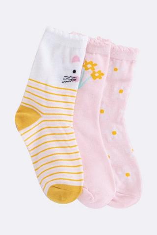 3 Pack Anklet Socks
