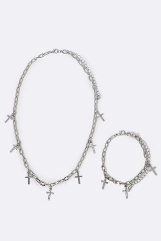 Necklace And Bracelet Set