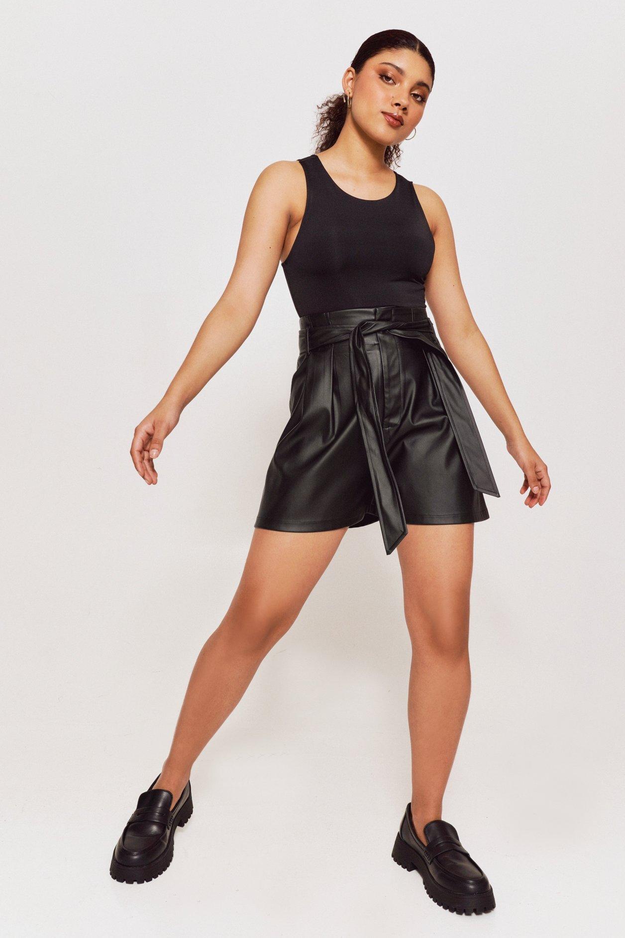 Pleather Shorts