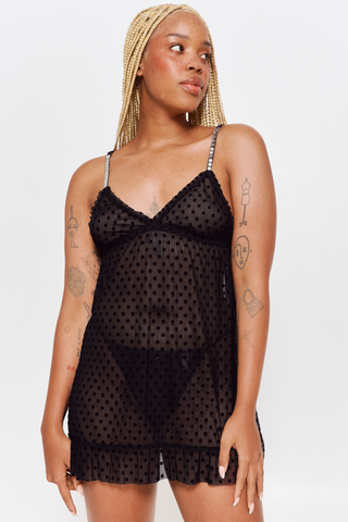 Chemise And Thong Set