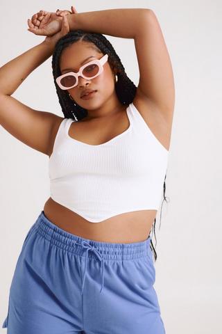 Seamless Fitted Corset Tank