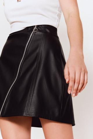 Pleather Skirt