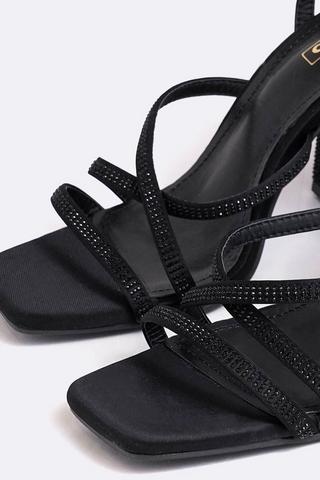 Strappy Block Heel
