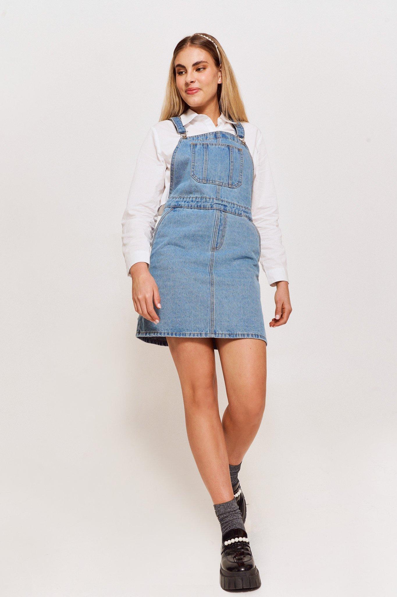 Ladies denim dresses for 2024 sale