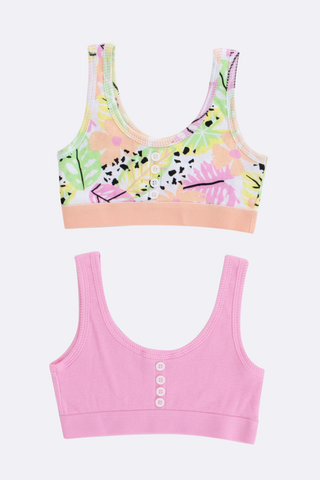 2 Pack Crop Bra