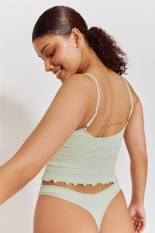 Seamless Cami + Thong Set