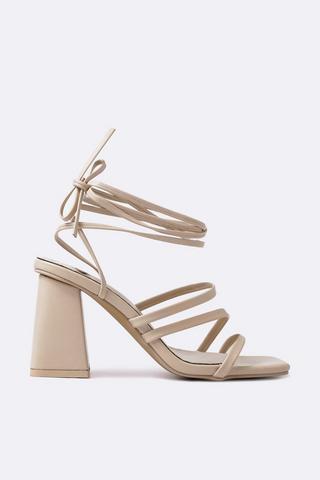 Strappy Block Heel