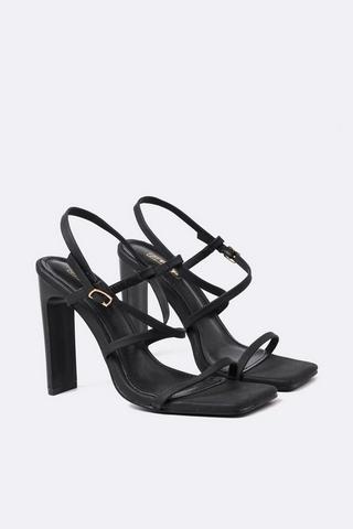 Strappy Block Heel