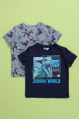 2 Pack Jurassic Park T-shirts