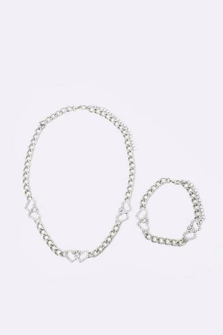 Necklace And Bracelet Combo