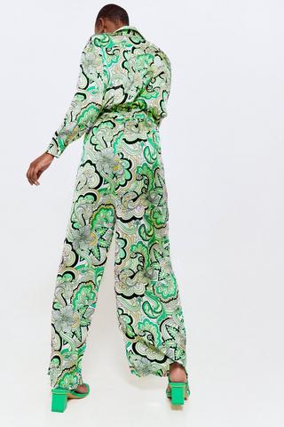 Satin Wide Leg Pants