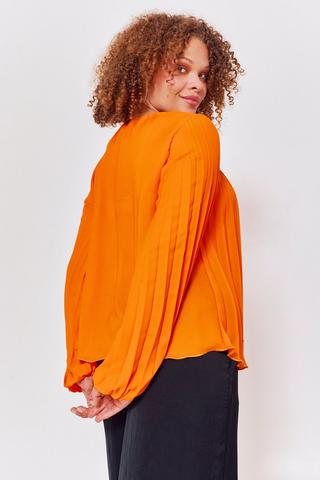 Pleated Blouse