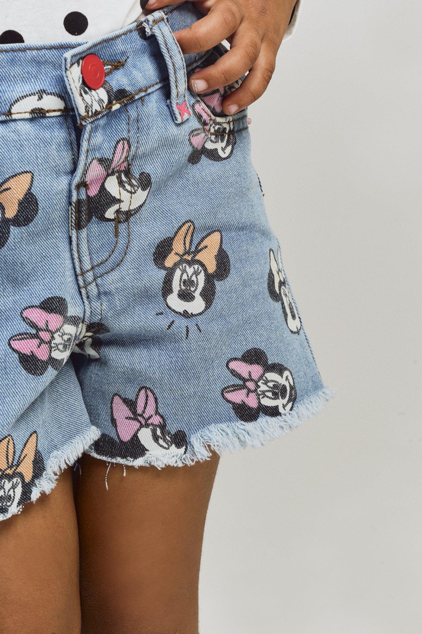 Jean shorts with mickey on sale mouse