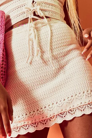 Crochet Mini Skirt