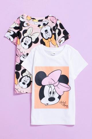 Shop Minnie Mouse Print T-shirt Bra with Adjustable Straps Online