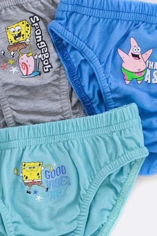 3 Pack SpongeBob Briefs