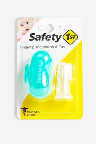 Safety First Fingertip Toothbrush And Case