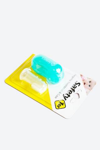 Safety First Fingertip Toothbrush And Case