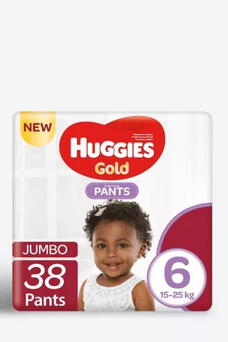 Huggies Gold Pants Size 6