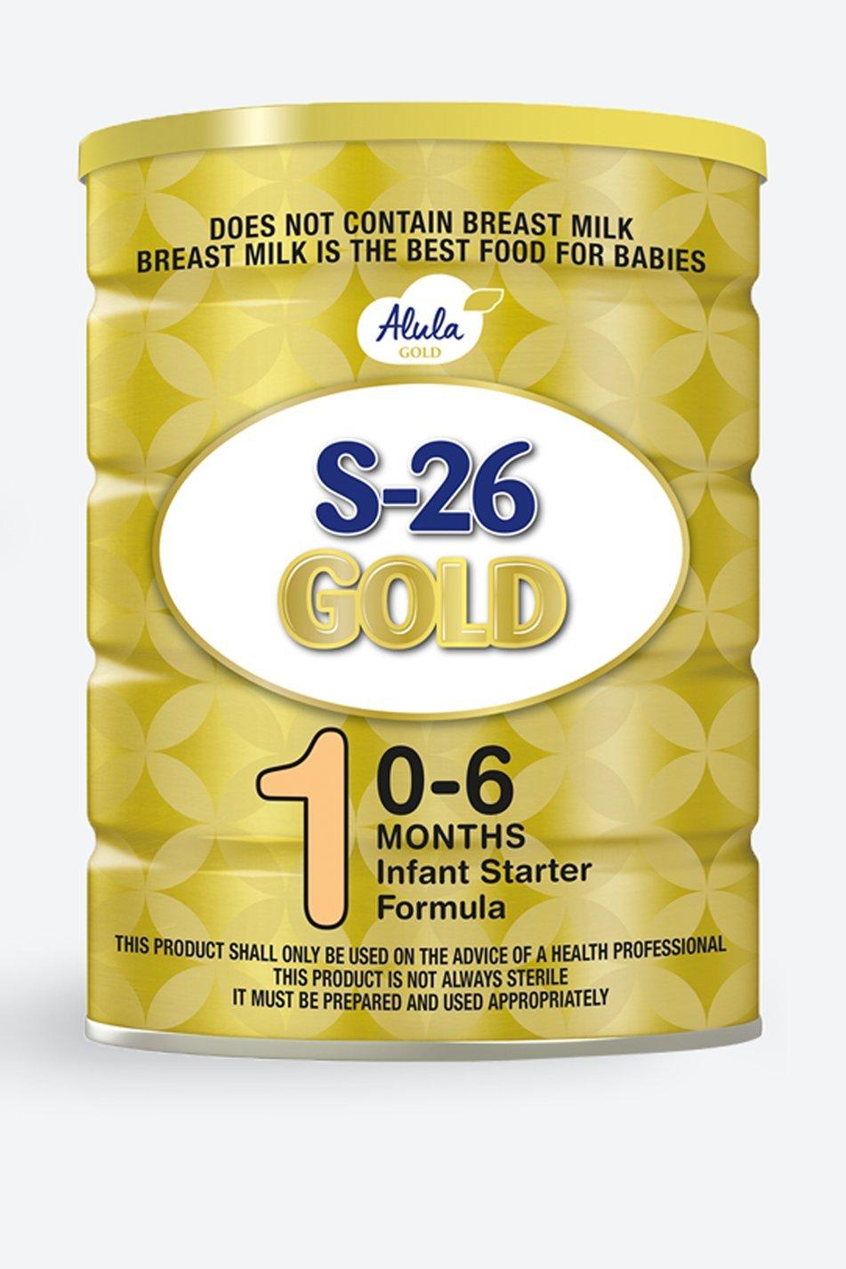 Alula S26 Gold Infant Starter Formula Stage 1 06 Months 900g