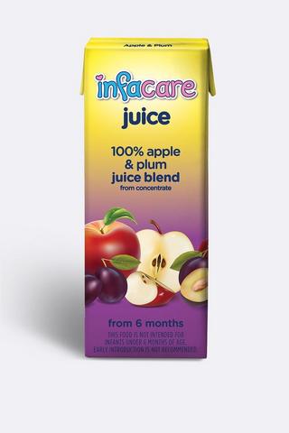 Infacare 100% Apple + Plum Juice 200ml