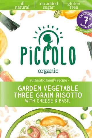 Piccolo Garden Vegetable Three Grain Risotto 130g