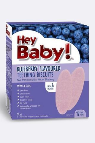 Hey Baby! Blueberry Teething Biscuits 12 Twin Packs