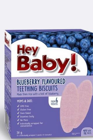 Hey Baby! Blueberry Teething Biscuits 12 Twin Packs