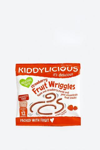 Kiddylicious Fruit Wriggles Strawberry 12g