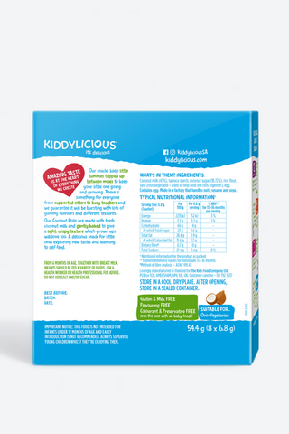 Kiddylicious Baked Mini Coconut Rolls