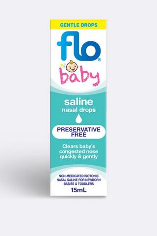 Flo Baby Saline Nasal Drops 15ml