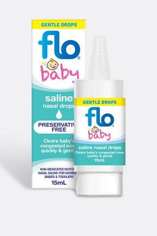 Flo Baby Saline Nasal Drops 15ml