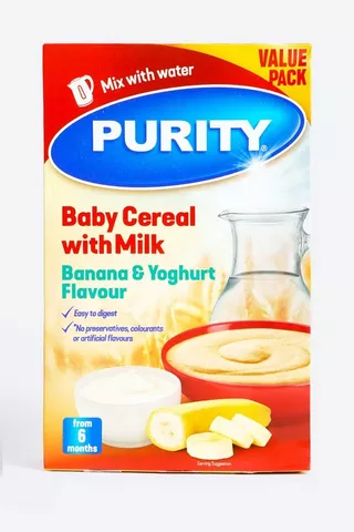 Purity Banana + Yoghurt Cereal 200g