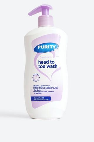 Purity Good Nights Head To Toe Wash 500ml