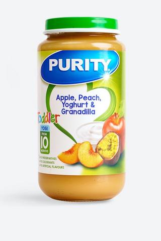 Purity Toddler Apple Peach Yoghurt + Granadilla 250ml