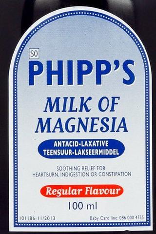 Phipp's Milk Of Magnesia Regular 100ml - Clicks