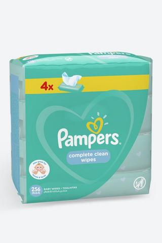 Pampers Complete Clean Wipes 4 X 64