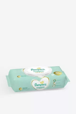 Pampers Baby Sensitive Wipes 56's