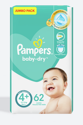 Pampers Baby Dry Size 4+