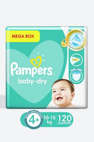 Buy the Baby Dry Size 4 Mega Box 120 Pants from Babies-R-Us Online