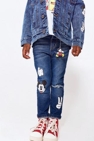Mickey Mouse Skinny Denim