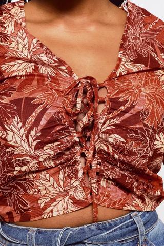 Tie Front Top